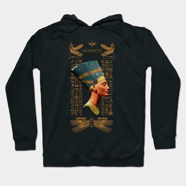 Nefertiti Hoodie by NRO Arte Digital